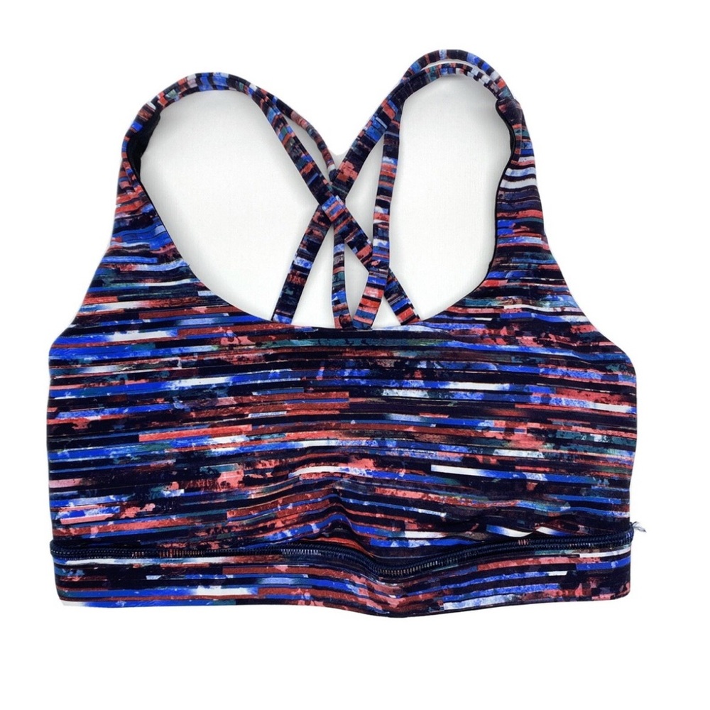Lululemon “Time to Sweat” Multicolor Sports Bra